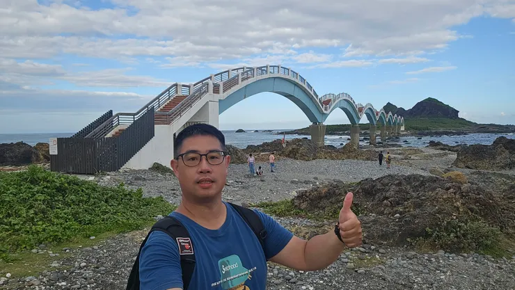 我在台東著名的景點三仙台!