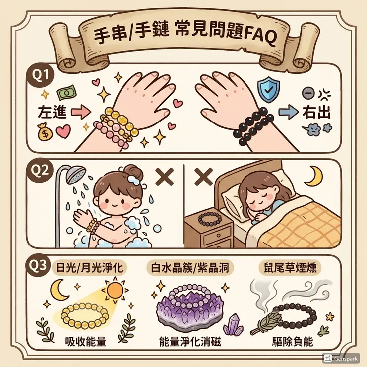 手串/手鏈 常見問題FAQ