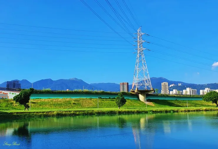 眺望陽明山（早上即由右邊的鞍部一路下山）