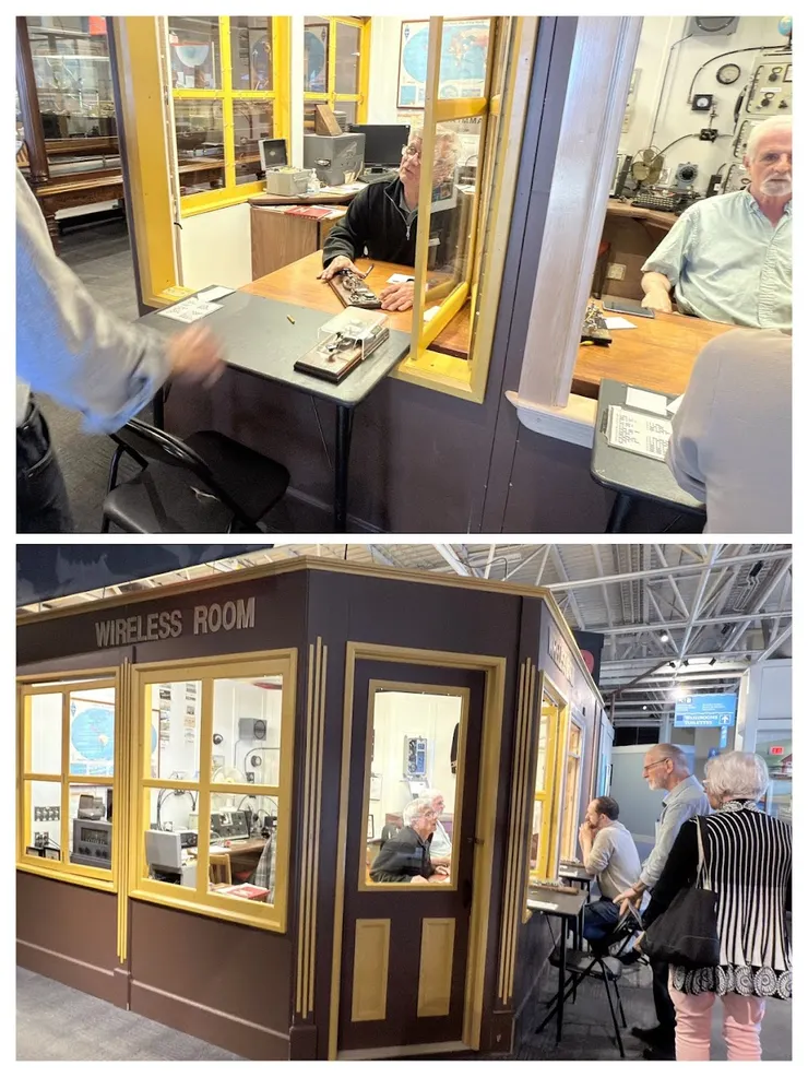 仿船艦電報收發室
