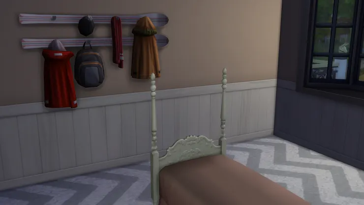 以粉紅為主色，房間可愛而不失實用。