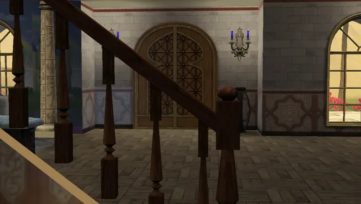 不知這是東門、南門、西門還是北門，也不知道是否直通大門口。