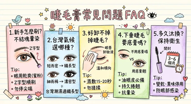 睫毛膏常見問題 FAQ
