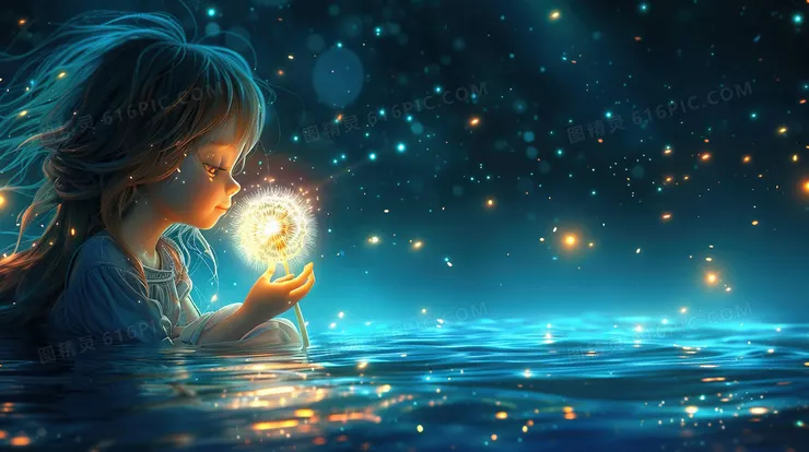 在夜晚明月的襯托與微風吹拂下,專注看著我的妳,是我心裡最美的一道風景