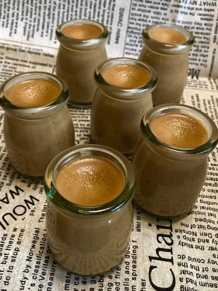 香草咖啡蒸布丁