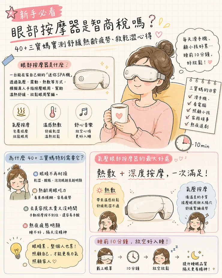 眼部按摩器是智商稅嗎？