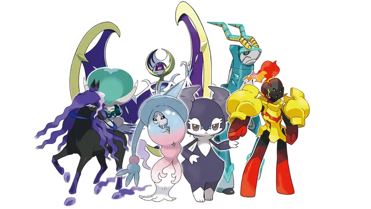 蕾冠王 (騎黑馬的樣子)、露奈雅拉、布莉姆溫、愛管侍 (雄性的樣子)、鐵頭殼以及紅蓮鎧騎