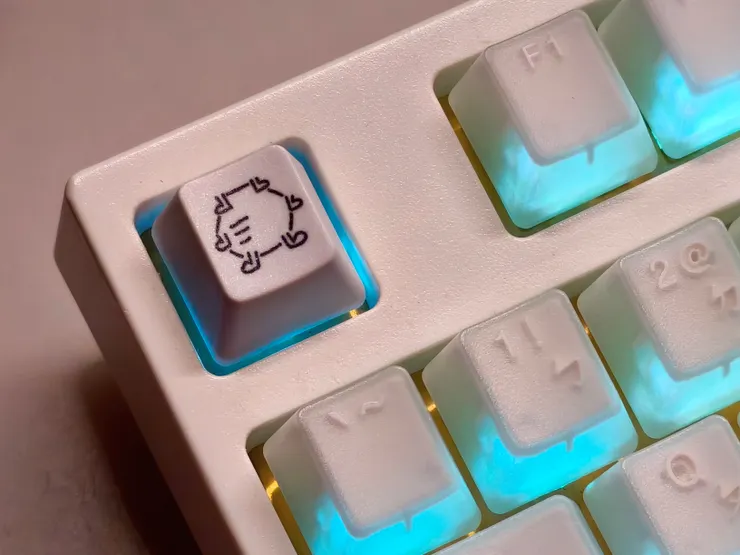 小禮物:六“腳” logo 鍵帽