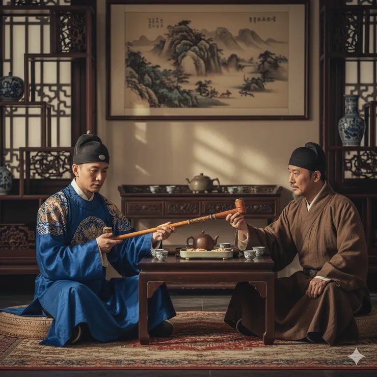 穿越者教太監用旱煙桿抽夢神草效果更好