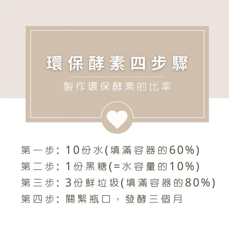 環保酵素製作方法