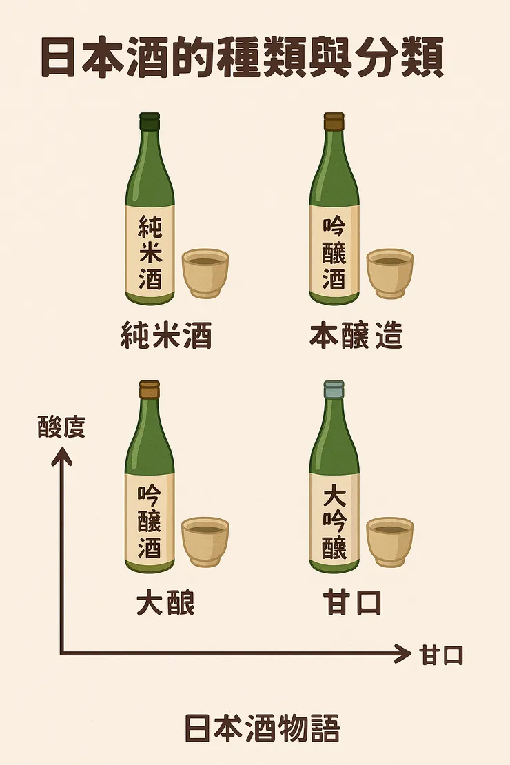 日本酒的總類與分類