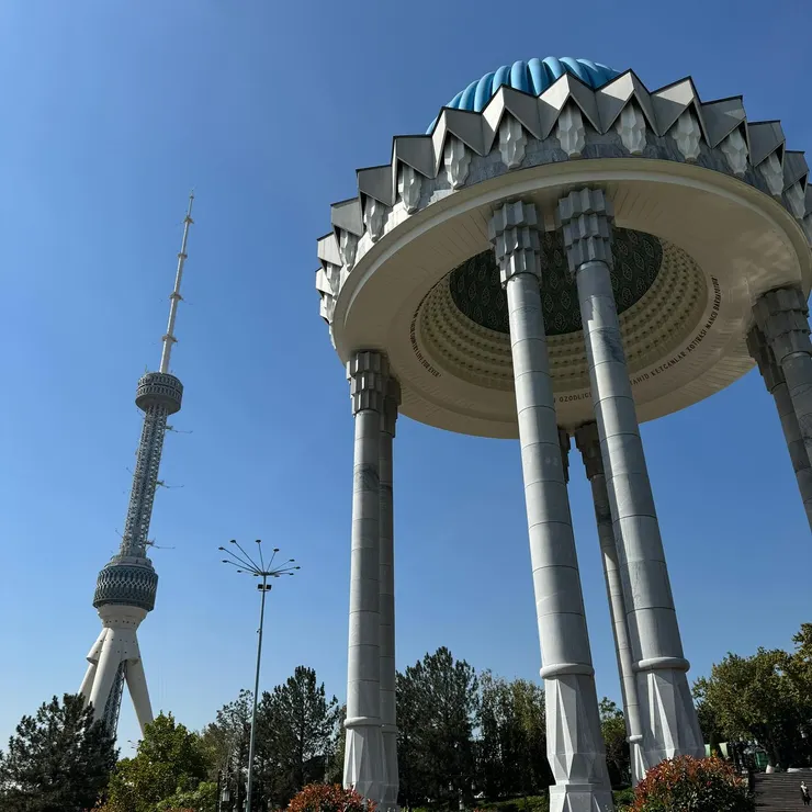 紀念公園也可以看到電視塔