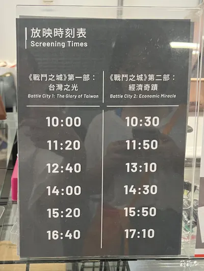 戰鬥之城．終∣展覽資訊補充