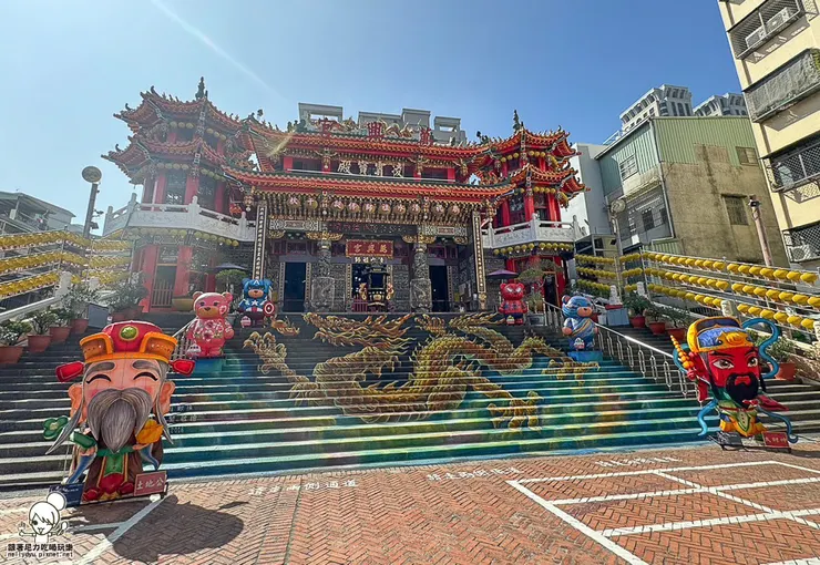 廟埕寬闊及打卡景點多（圖片截圖於網路）