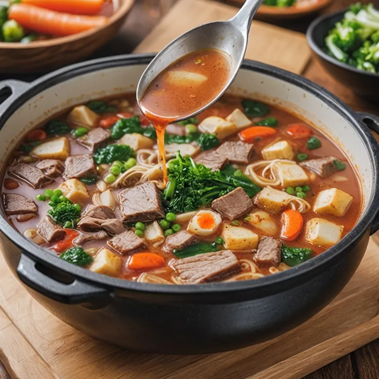 湯底鍋物示意圖