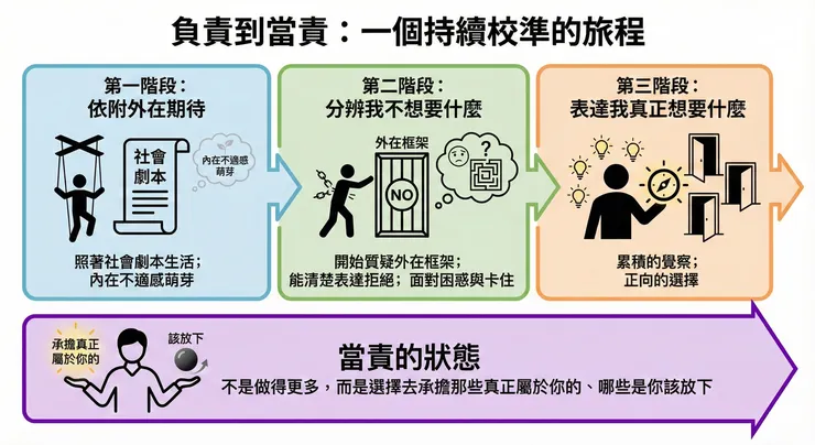 負責到當責的校準旅程