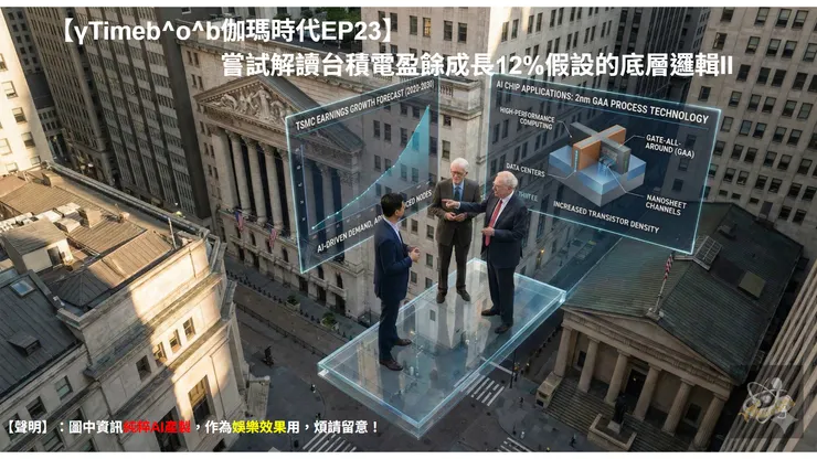 【γTimeb^o^b伽瑪時代EP23】嘗試解讀台積電盈餘成長12%假設的底層邏輯II 20251125Tue