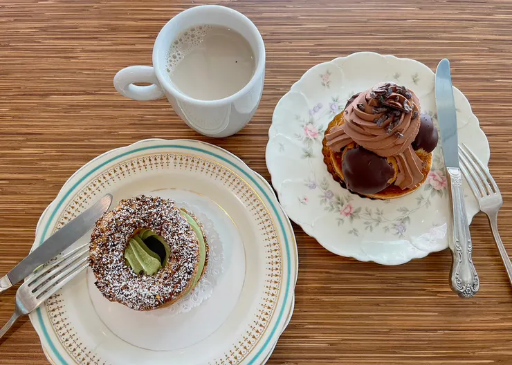 Pistachio Paris Brest + St Honoré