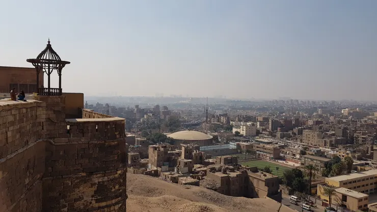 從穆罕默德阿里清真寺眺望開羅舊市區景色(攝於2019年)