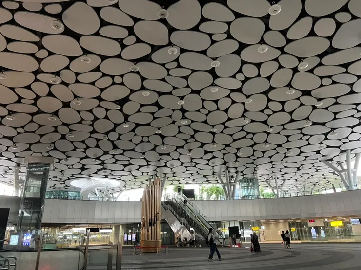 從地下樓往上看