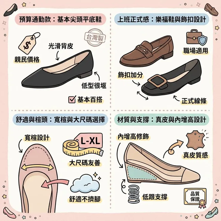 【平底鞋推薦】2026 久走怎麼挑🥿 Dcard、Threads 常比 6 款樂福鞋娃娃鞋