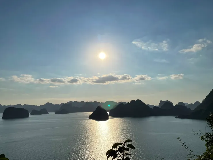 下龍灣日落