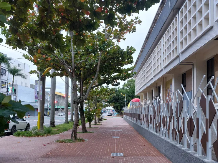 花蓮市明義國小人行道 / 資料來源：我自己