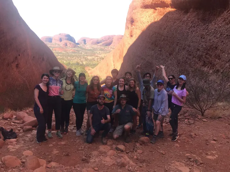 卡塔丘塔Kata Tjuta-風之谷,據說宮崎駿動畫風之谷便是來自於此。