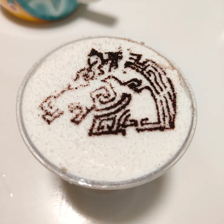 上面還灑了標誌