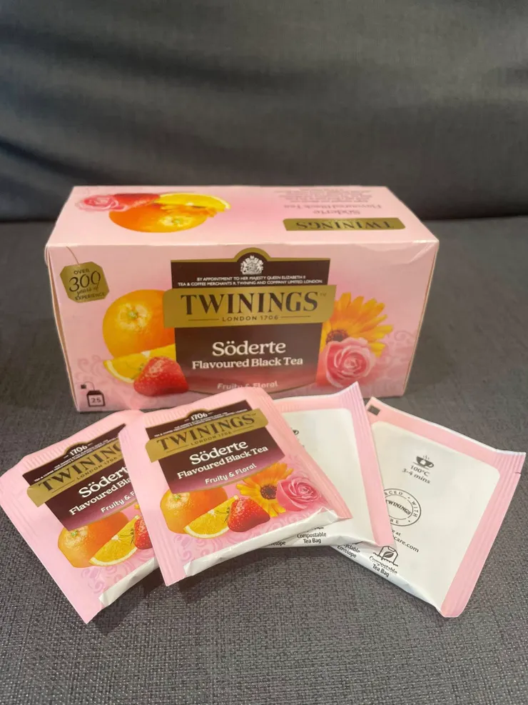 Twinings系列的茶,瑞典各超市都常見。這一盒約台幣120左右