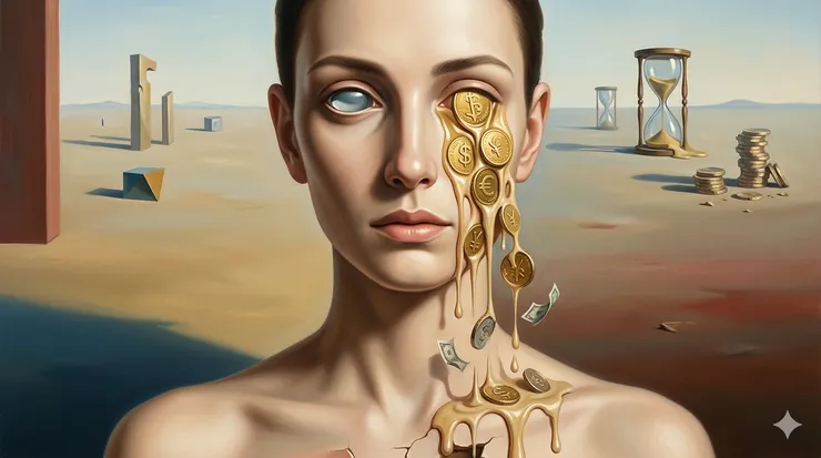 金錢不如我們以為的真實。（圖源：Gemini 生成）