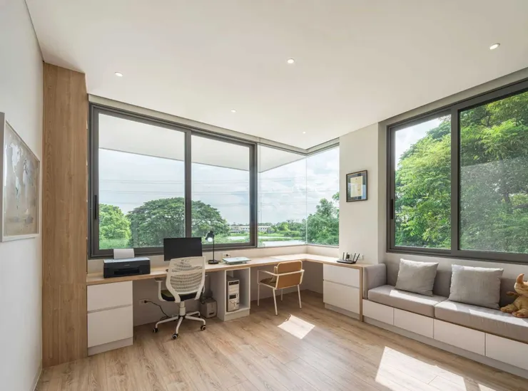 AOMO | 195平方米，泰國曼谷日式淡淡水庭院別墅