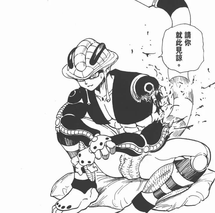 被小麥精神力的強大所折服，蟻王才會自斷自己的左手。