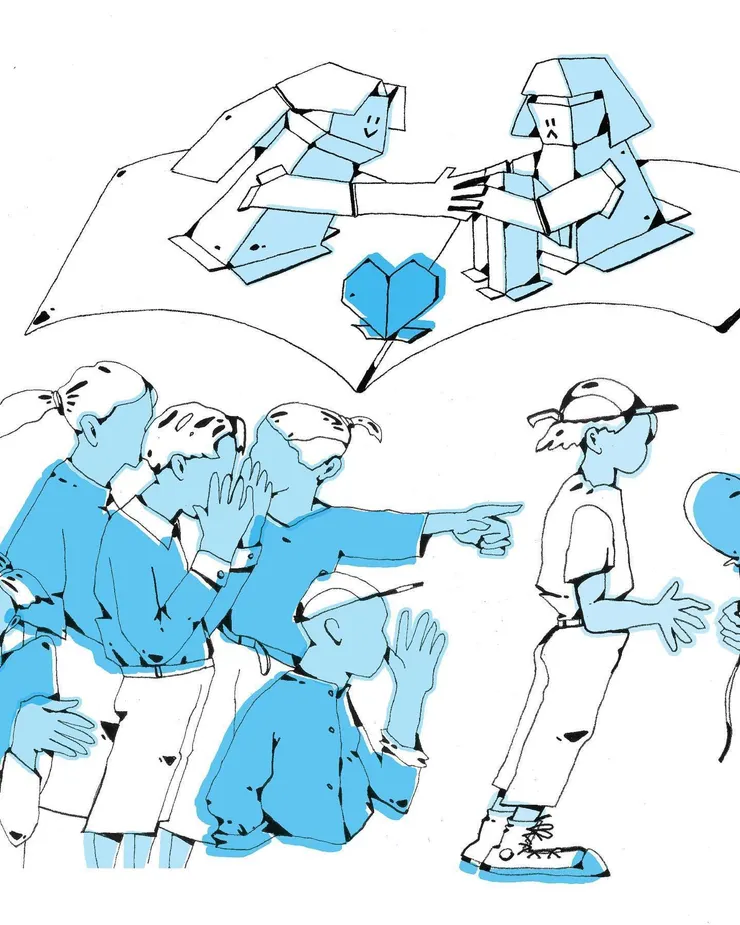 《品德教育聯絡簿》內頁插畫