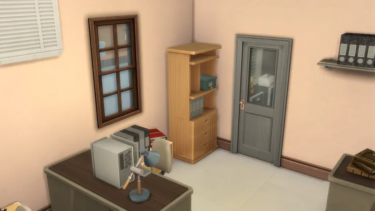 只要有空間，我都會放收納文件的櫃子。