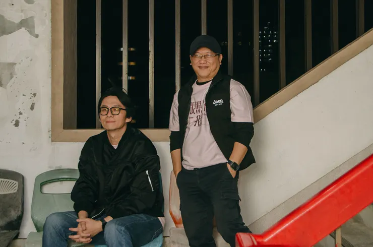 《那張照片裡的我們》導演鄭乃方（左）、湯昇榮（右）。／攝影：ioauue