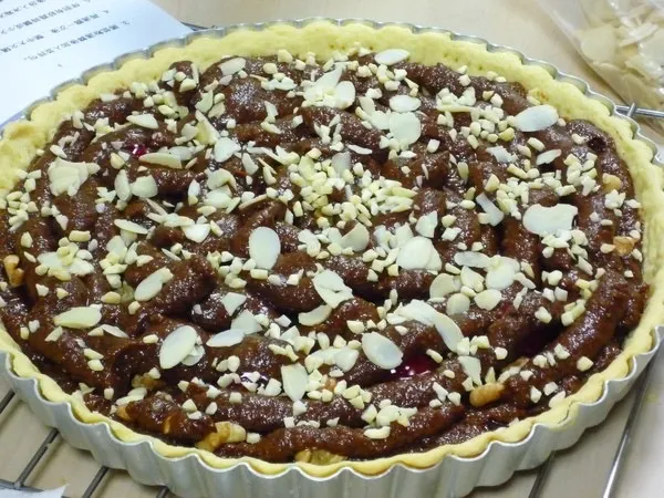 社課教的 杏仁摩卡黑櫻桃派