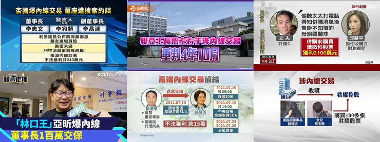 圖片來源：三立新聞網、民視新聞網、公視新聞網、台視新聞、年代新聞、奧丁丁新聞