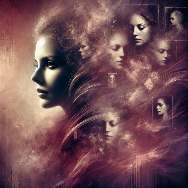 She held the image close to the amber glow of her lamp, and suddenly, the colors wavered, shifting like a reflection disturbed by rippling water.