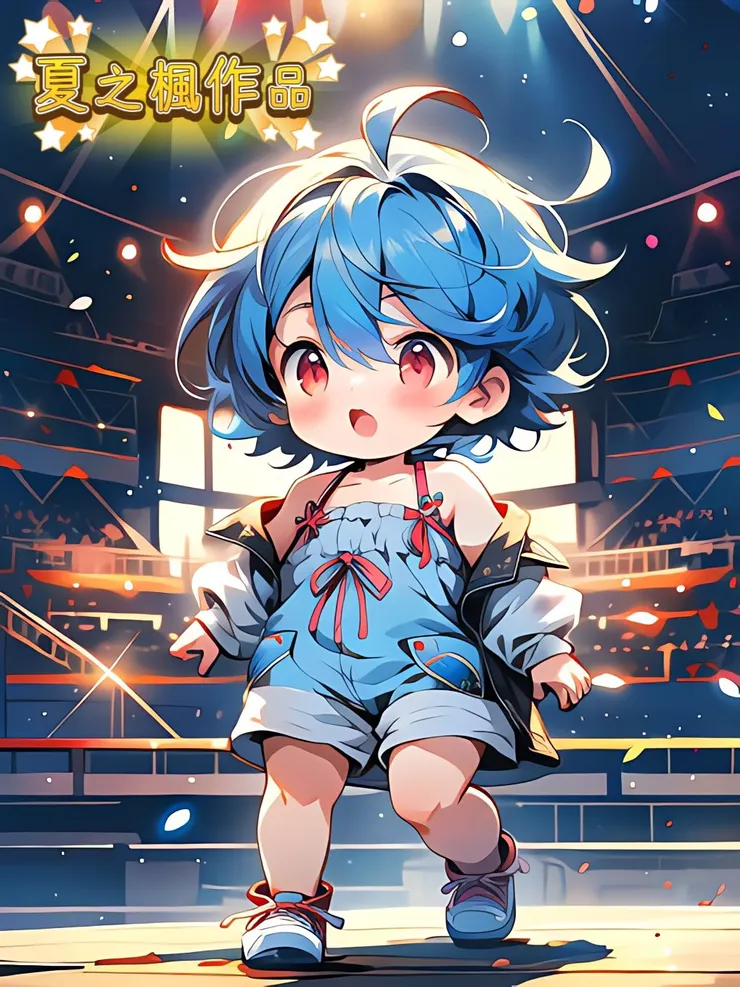 藍色短髮蘿莉1號