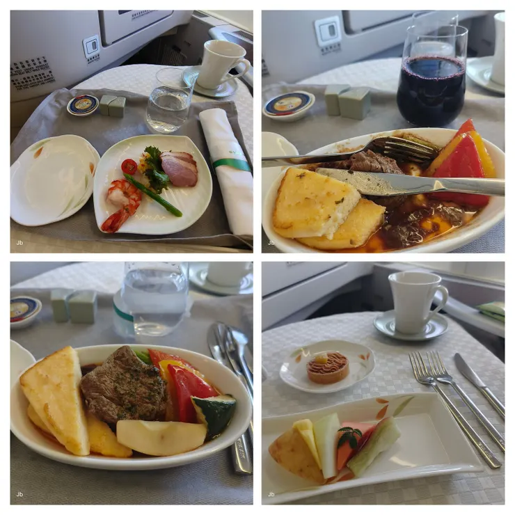 【兩間貴賓室兩段航程三部影片！飛往曼谷轉機，又吃一餐。】