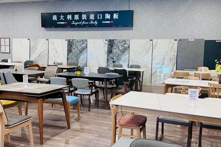 凱迪家具，高品質義大利陶板/岩板餐桌，打造夢想居家風格。（圖/凱迪家具）
