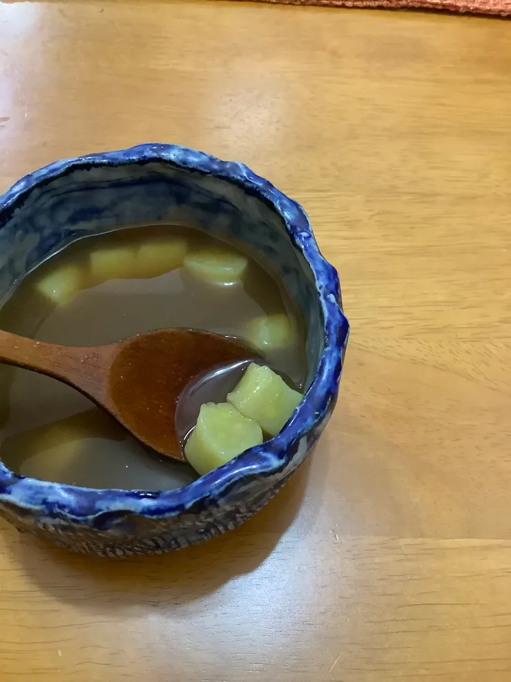 看得到地瓜顆粒