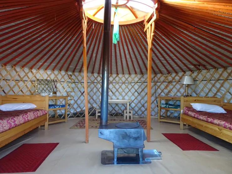 燒煤柴蒙古包