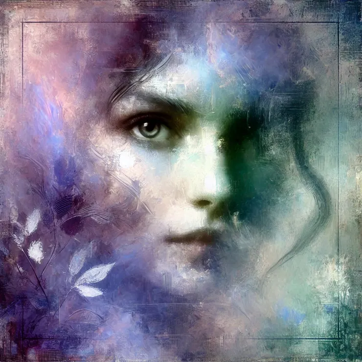 The portrait was alive, its details blurring because it refused to be still. This was Nina, a soul caught between clarity and mystery.