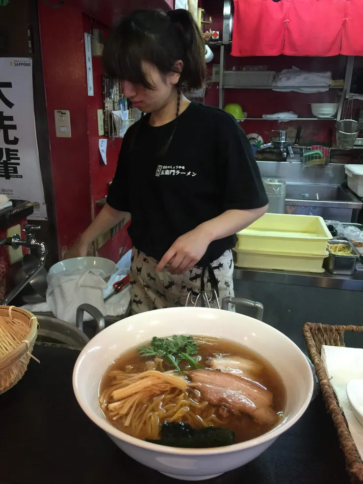 「醬油拉麵」開業以來一直都是首屈一指的最人氣餐點