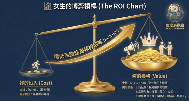 聰明女生的賽局思維：如何用 2% 的成本撬動 100% 的尊嚴。