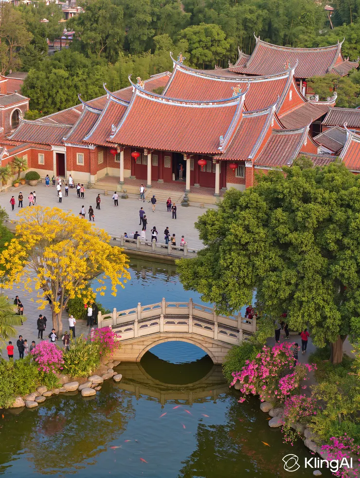 九風休息站頭前厝建築群及文月橋