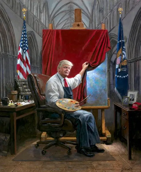 川普的藝術  哈哈!