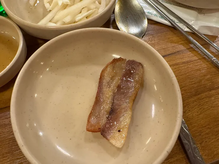 竟然有一點小骨頭其實我是有一點失望的